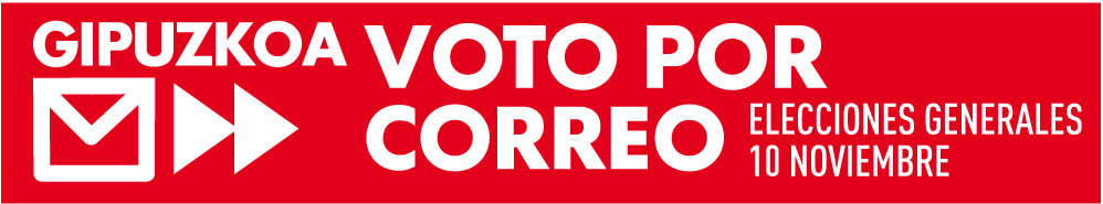 GIPUZKOA: Elecciones Generales / 10 Noviembre 2019 / Voto por correo