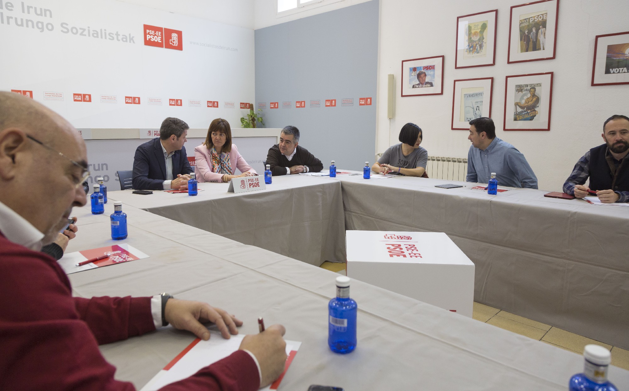 La Ejecutiva del PSE-EE se reúne en Irun | Foto: Socialistas Vascos