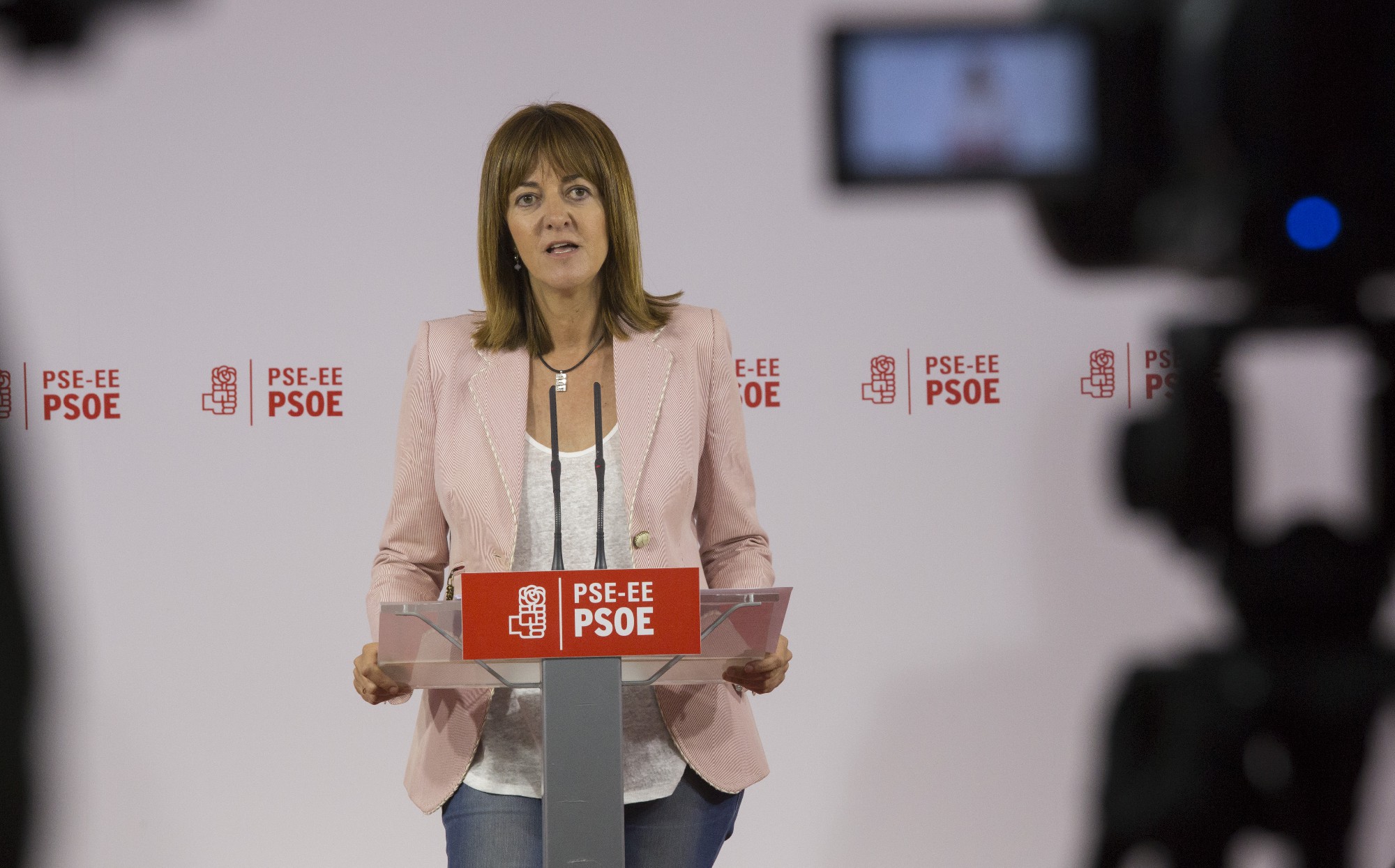 Idoia Mendia valora las primarias del PSOE  Foto|Socialistas Vascos