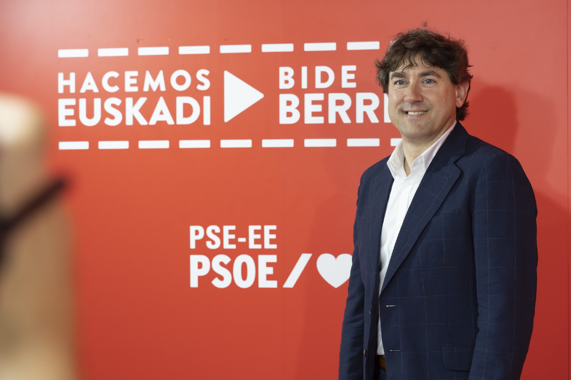 Eneko Andueza presenta las jornadas "Hacemos Euskadi. Bide Berria" | Foto: Socialistas Vascos