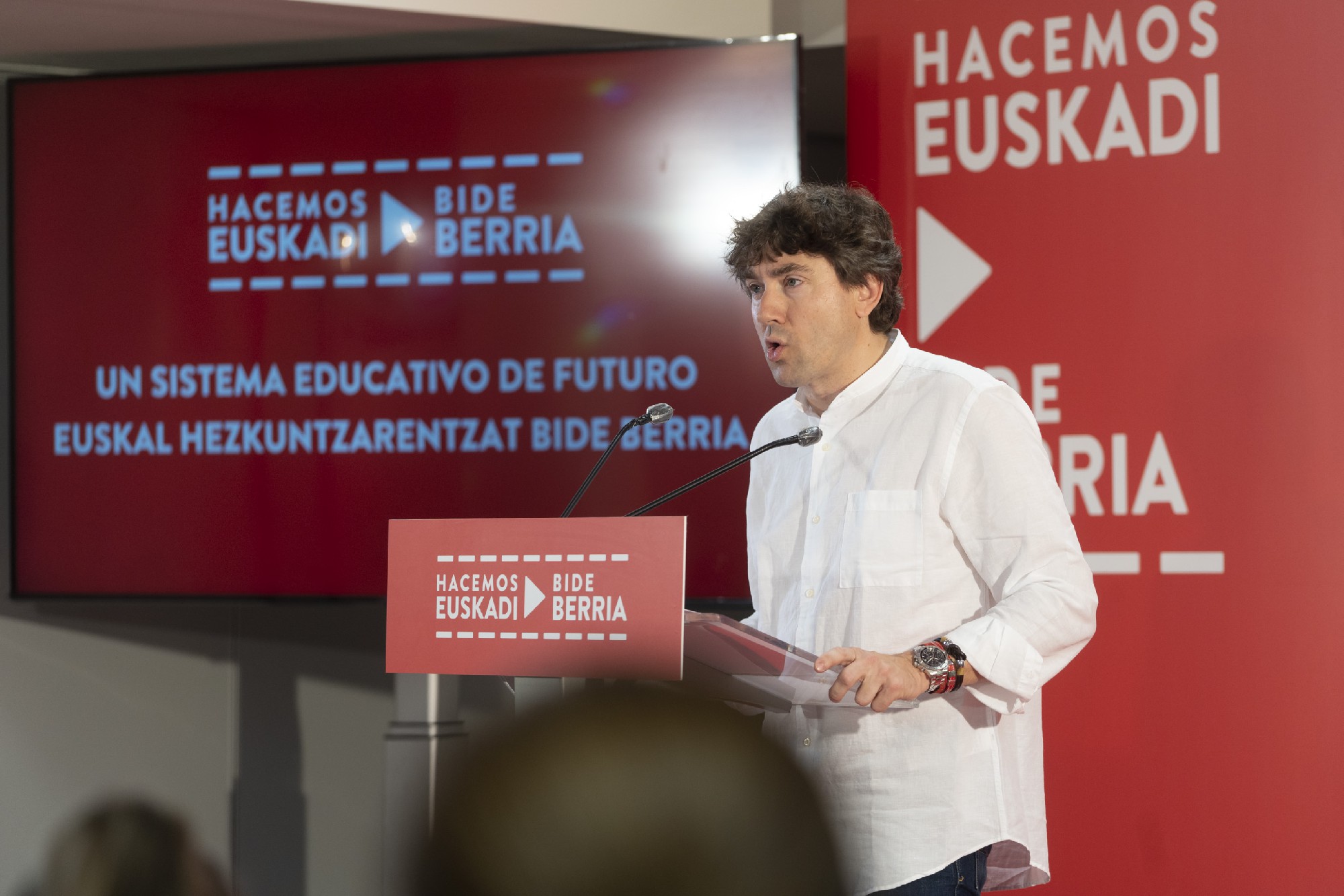 Jornadas Hacemos Euskadi: Un sistema educativo de futuro. Euskal Hezuntzarentzat bide berria | Foto: Socialistas Vascos