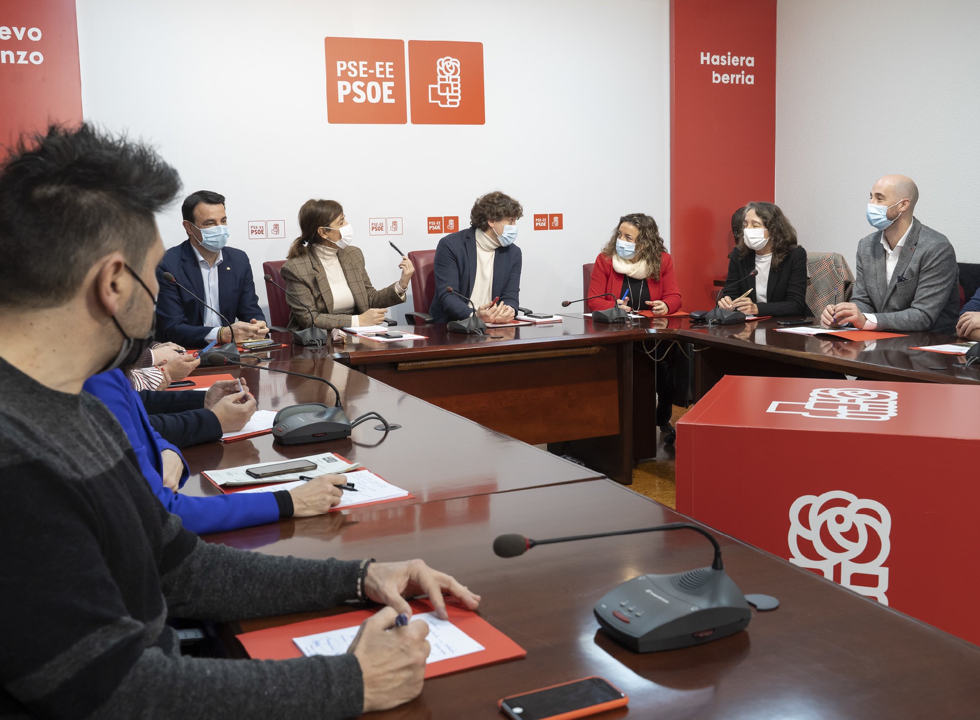 Reunión de Eneko Andueza con los alcaldes y alcaldesas socialistas | Foto: Socialistas Vascos