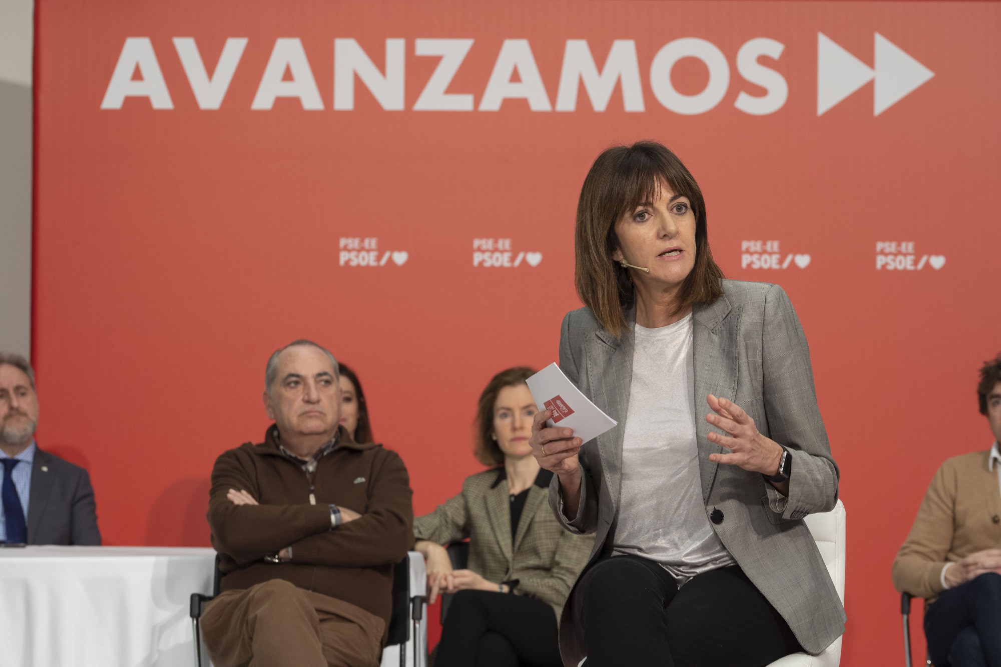 Idoia Mendia interviene en Foro Interinstitucional 2020 Activa Euskadi | foto: Socialistas Vascos