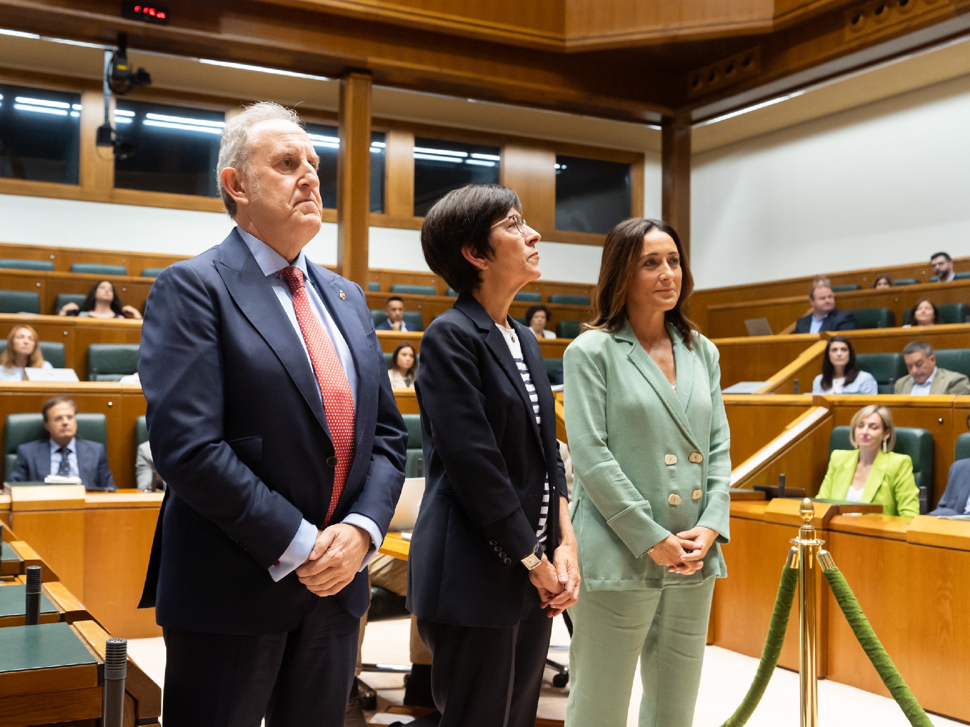 El senador socialista vasco, Alfonso Gil, durante el pleno ordinario del Parlamento Vasco en el que se ha votado su reelección | Foto: Socialistas Vascos 