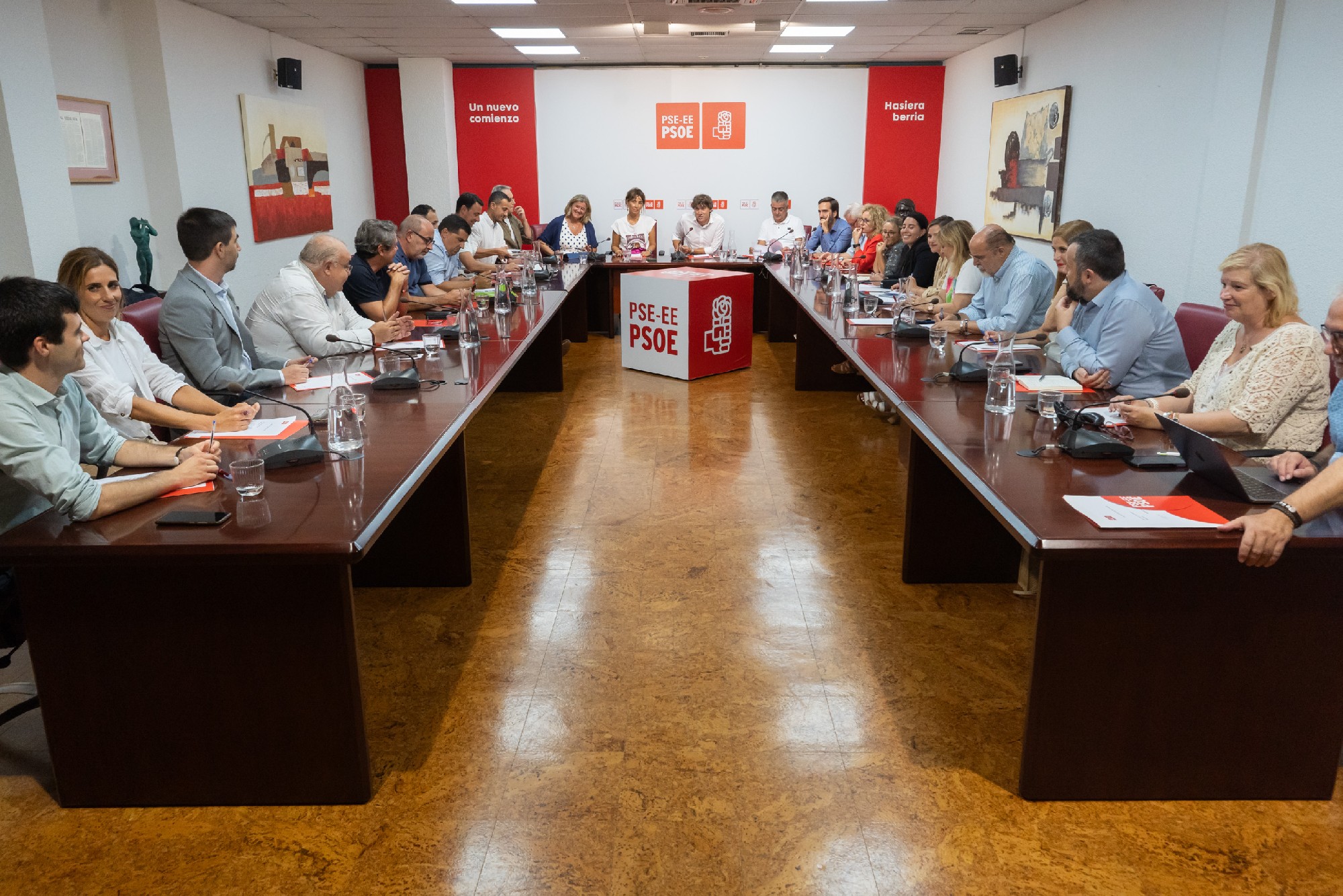 Reunión de la Comisión Ejecutiva del PSE-EE | Foto: Socialistas Vascos