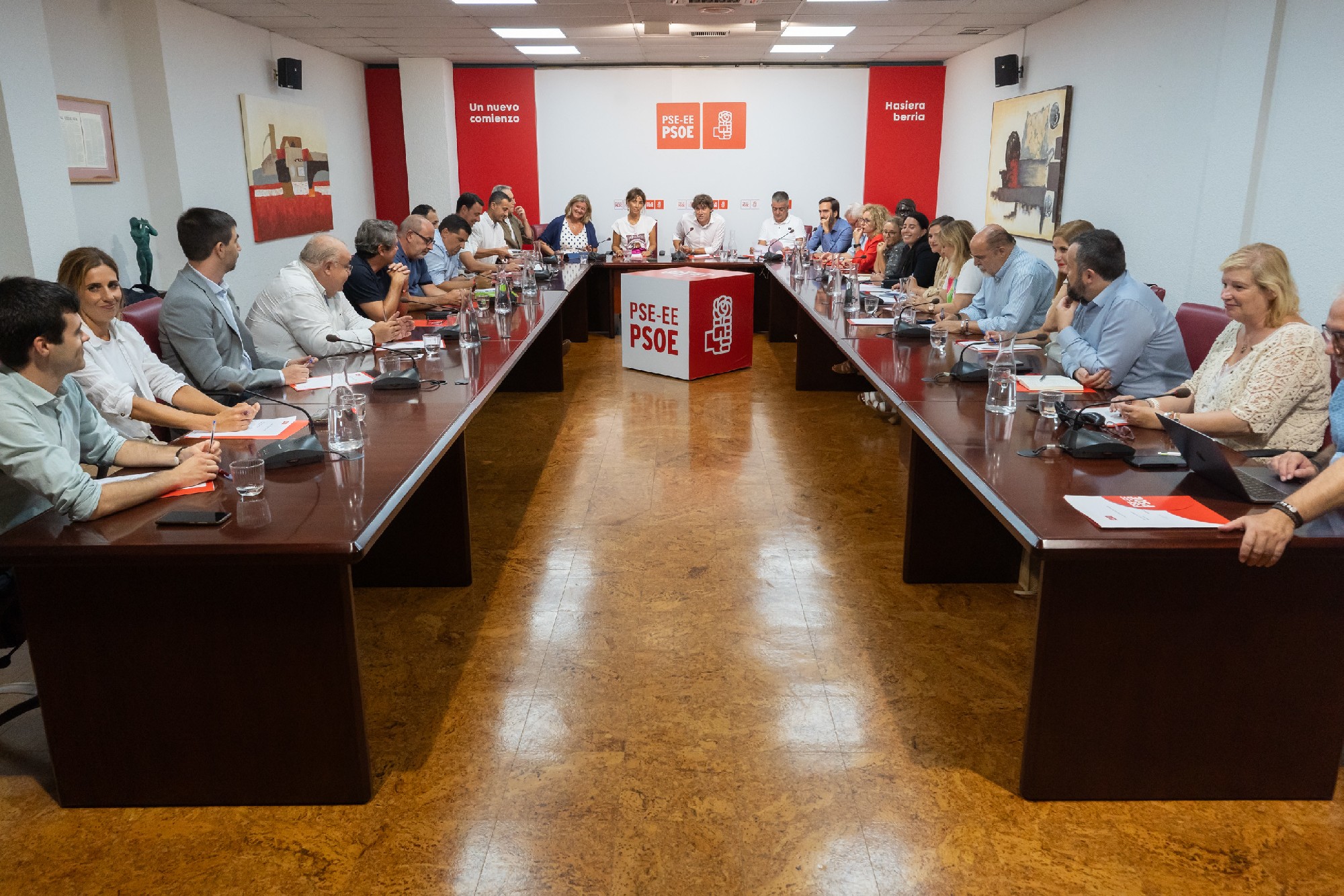 Comisión Ejecutiva del PSE-EE | Foto: Socialistas Vascos.