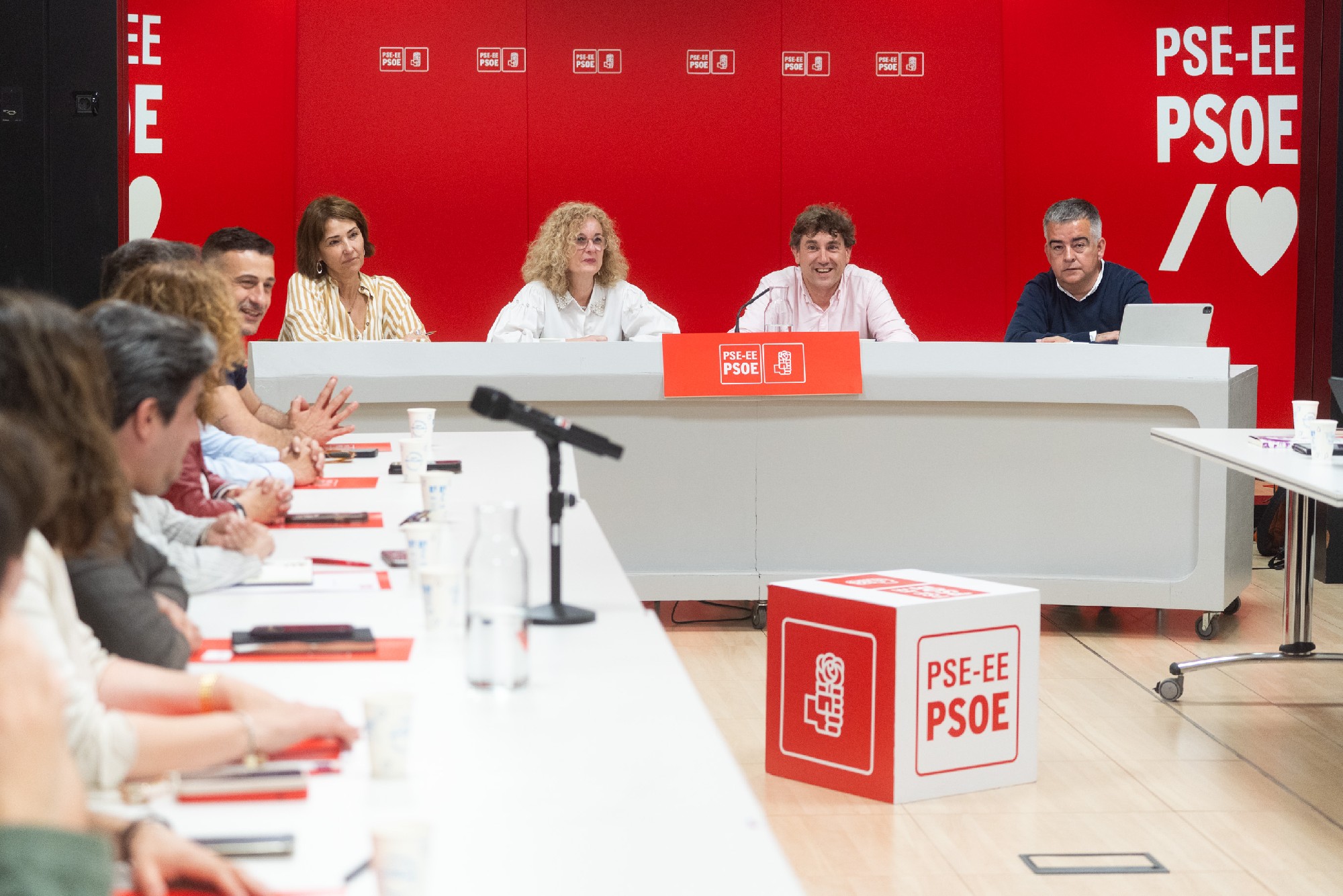 Reuni&oacute;n de la Comisi&oacute;n Ejecutiva del PSE-EE en Bilbao | Foto: Socialistas Vascos