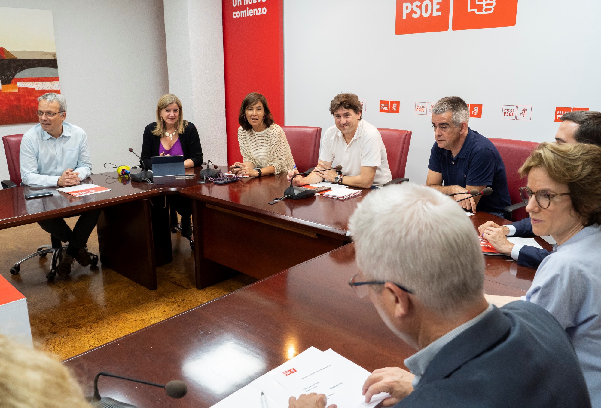 Reunión de la Comisión Ejecutiva del PSE-EE | Foto: Socialistas Vascos